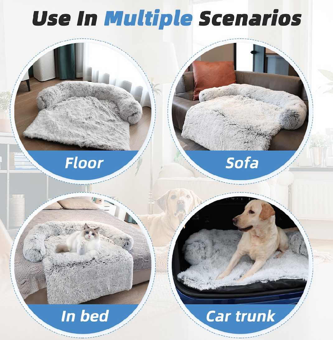 Small U Shape Removable Outer Cover Waterproof Pet Bed2