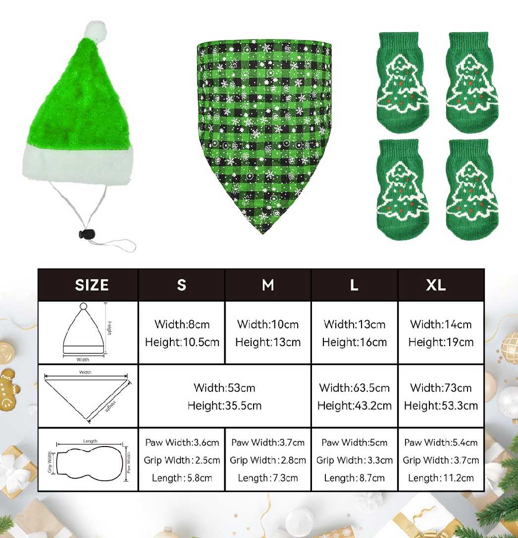 Christmas Party Set Snow Green XL5