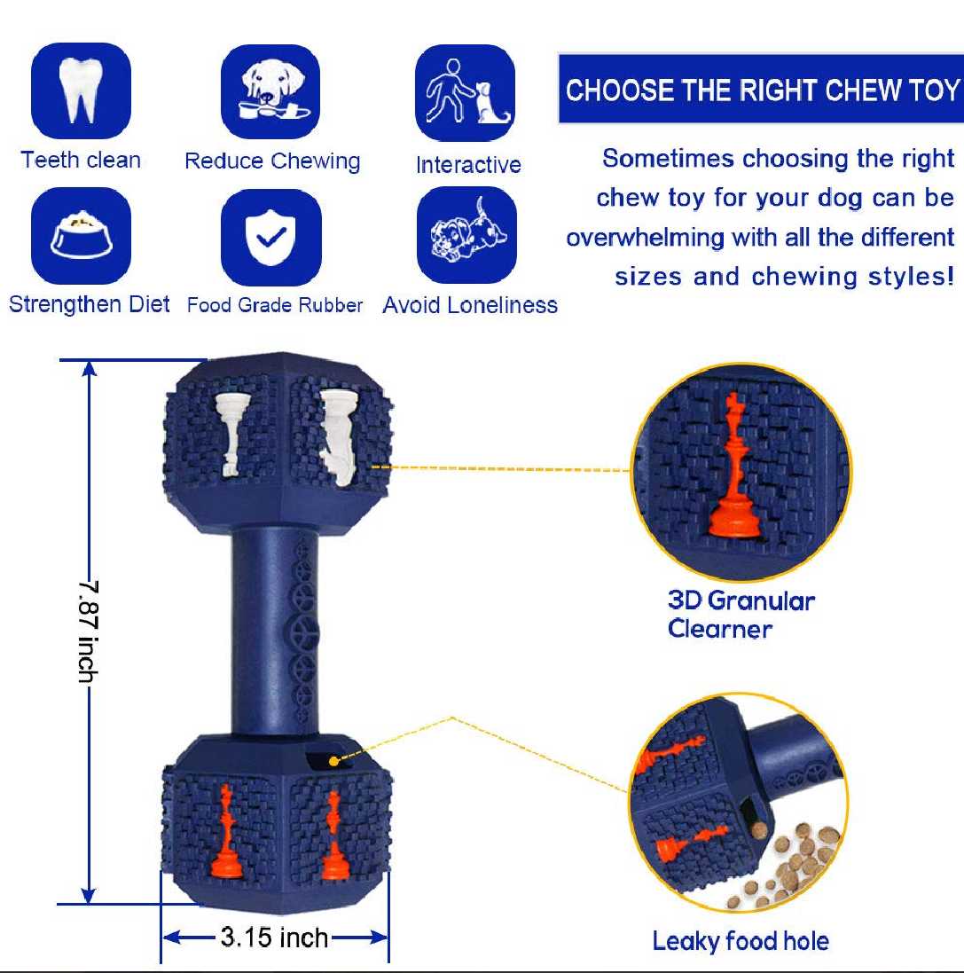 Large Dumbbell Dog Chew5