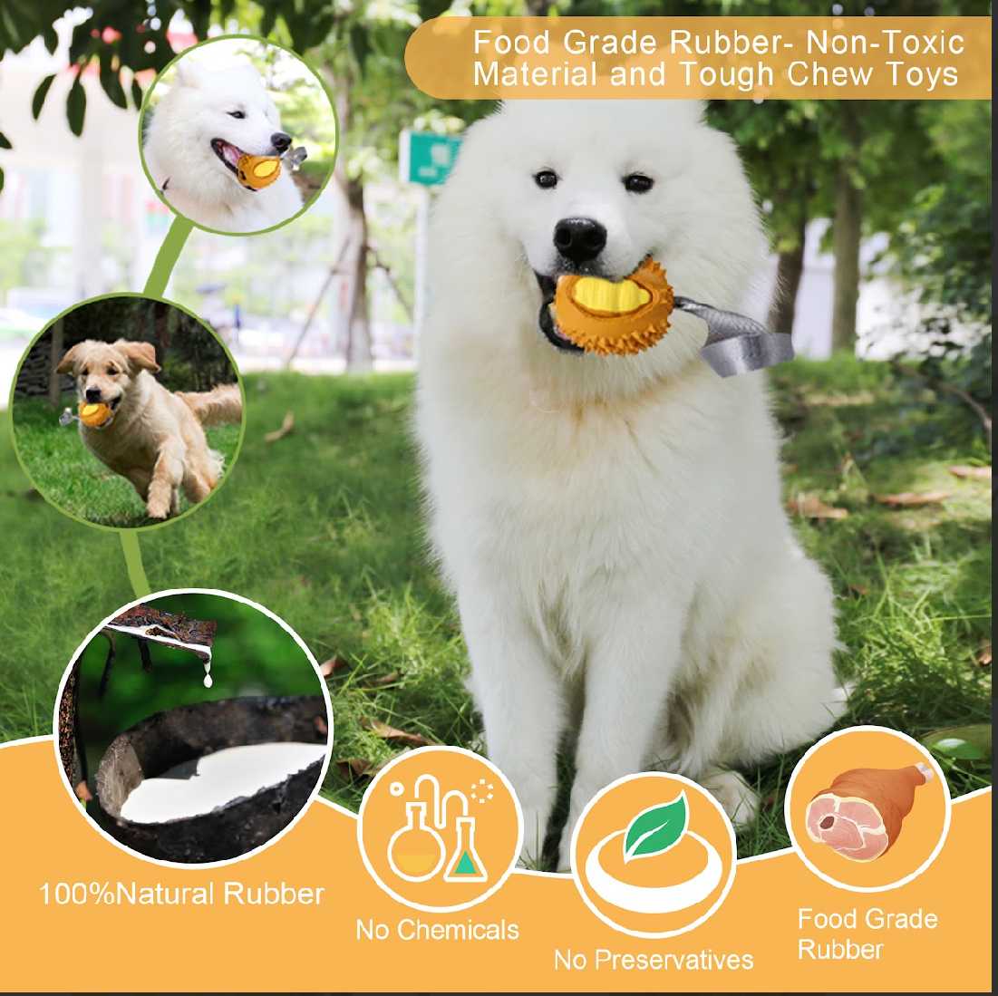 Medium Durian Dog Chew2