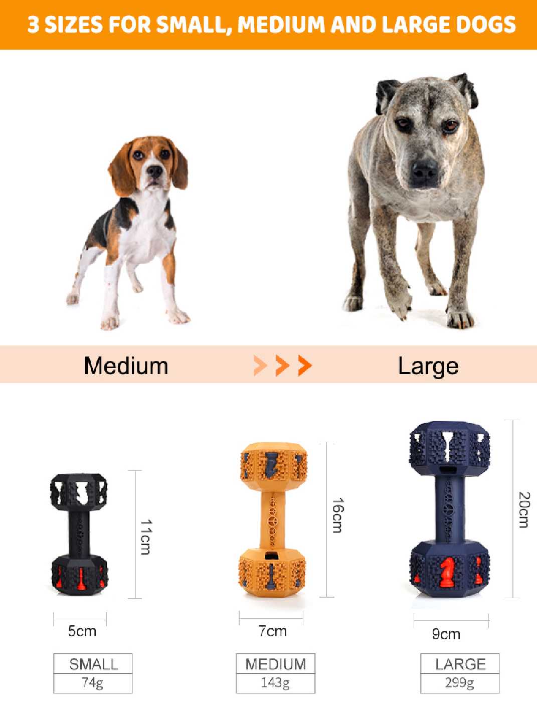 Large Dumbbell Dog Chew10