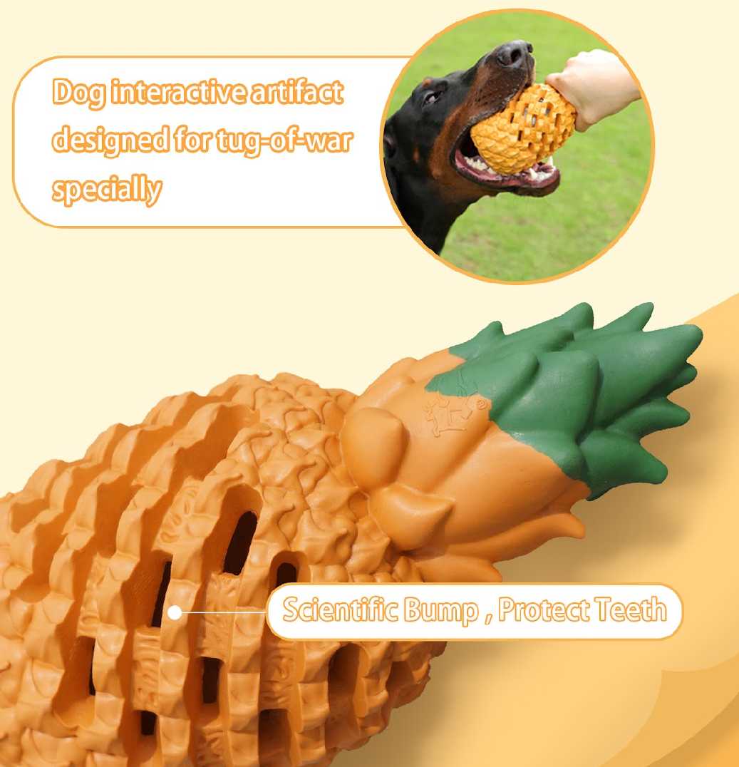 Medium Pineapple Dog Chew1